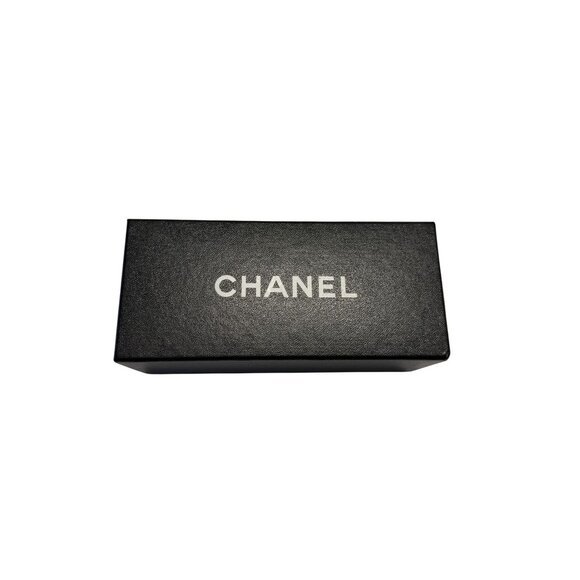 CHANEL Accessories - Chanel Spellout Logo Black Sunglasses Box Glasses Storage Box